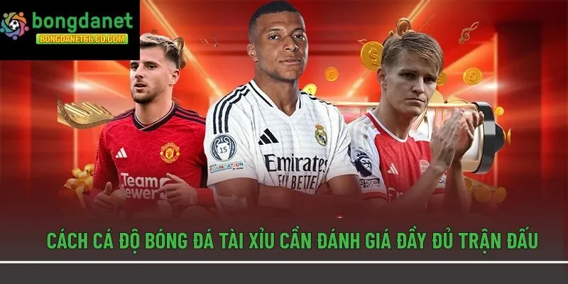 Cách cá độ bóng đá tài xỉu cần đánh giá đầy đủ trận đấu