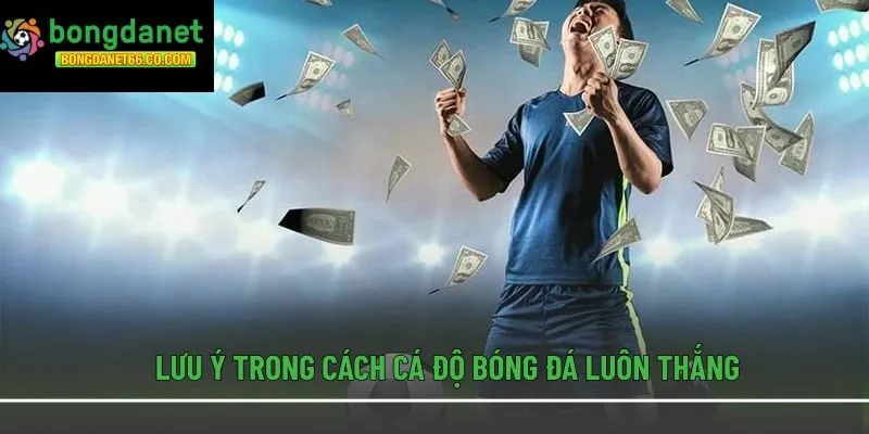 Lưu ý trong cách cá độ bóng đá luôn thắng