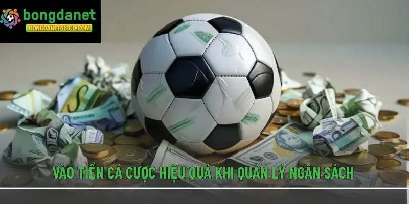 Vào tiền cá cược hiệu quả khi quản lý ngân sách